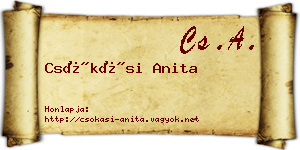 Csókási Anita névjegykártya